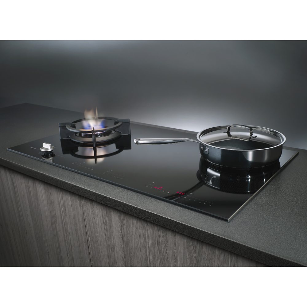 Asko 90cm Mixed Induction And Gas Hob HIG1995AB - BLACK Asko 90cm Mixed Induction And Gas Hob HIG1995AB - BLACK