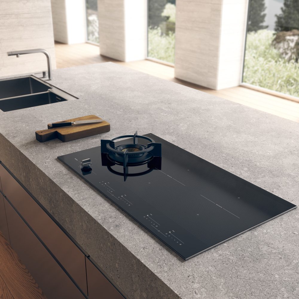 Asko 90cm Mixed Induction And Gas Hob HIG1995AB - BLACK Asko 90cm Mixed Induction And Gas Hob HIG1995AB - BLACK