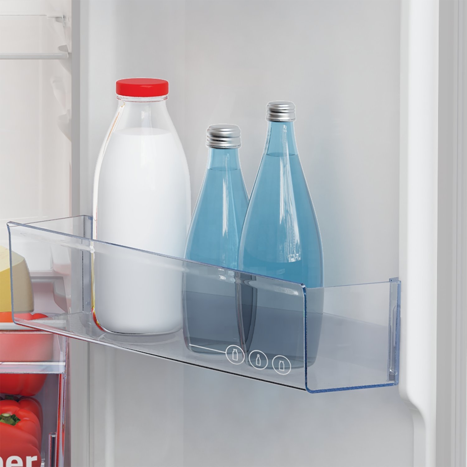 Beko 54cm Freestanding Tall Larder Fridge - LSG4545W - WHITE Beko 54cm Freestanding Tall Larder Fridge - LSG4545W - WHITE