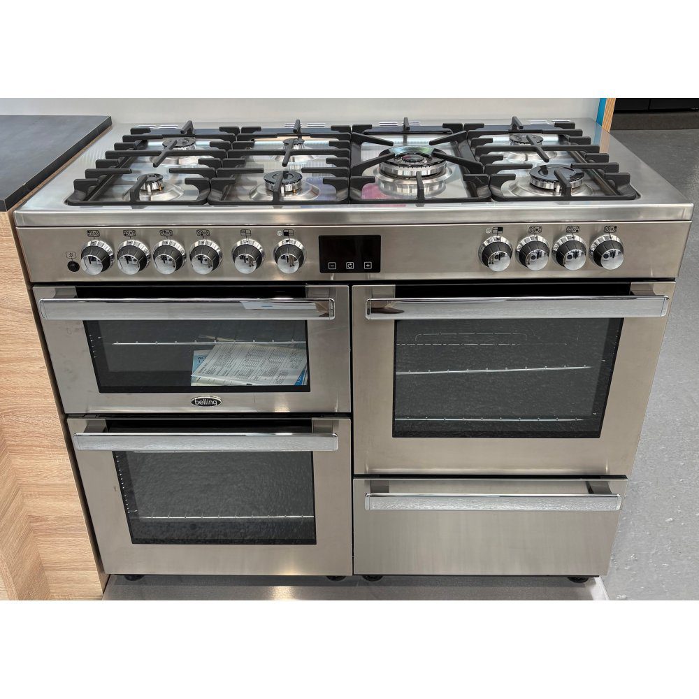 COOKCENTRE 110DFTPROFSTA EX DISPLAY 110cm Dual Fuel Range Cooker STAINLESS STEEL