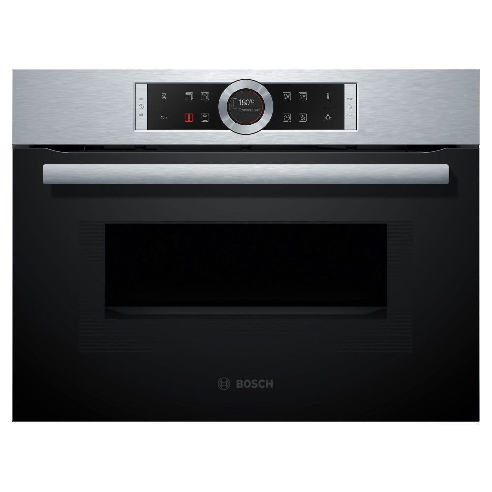 Bosch CMG633BS1B Series 8 Compact Oven With Microwave For Tall Hous - STAINLESS STEEL Bosch CMG633BS1B Series 8 Compact Oven With Microwave For Tall Hous - STAINLESS STEEL