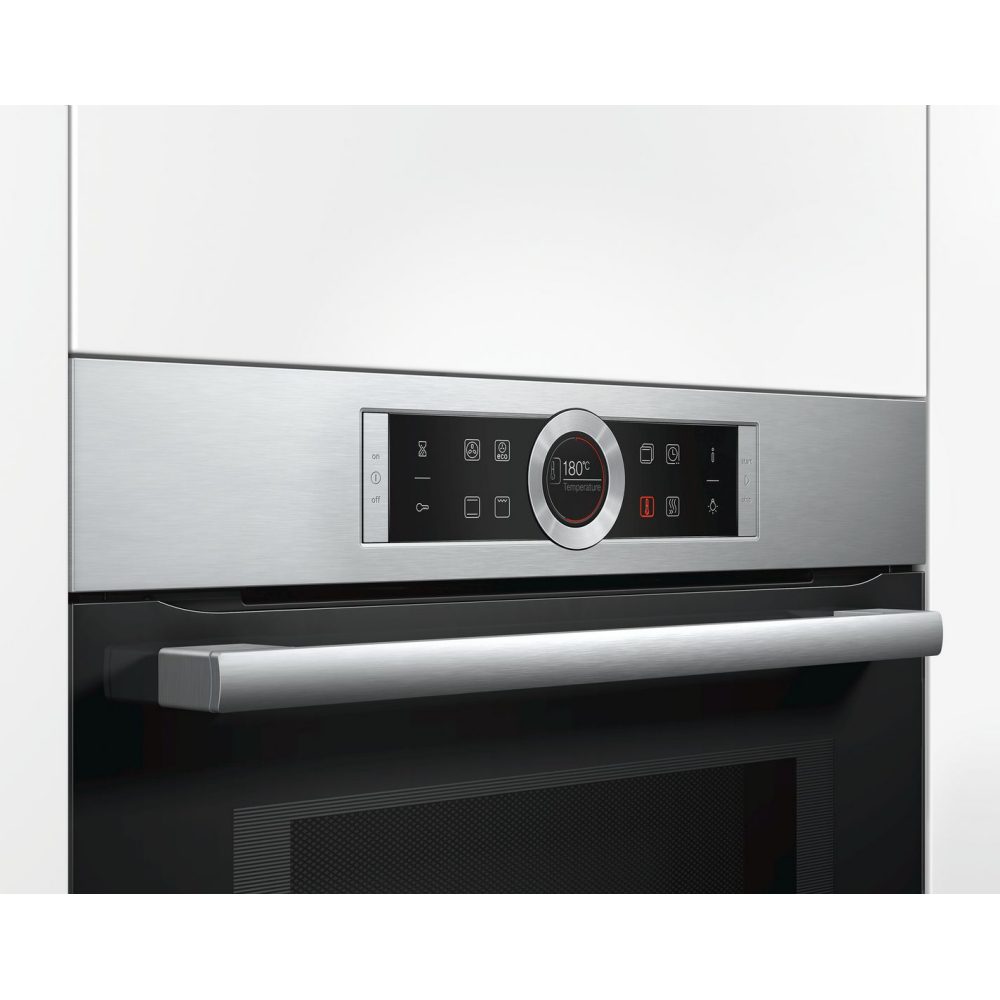 Bosch CMG633BS1B Series 8 Compact Oven With Microwave For Tall Hous - STAINLESS STEEL Bosch CMG633BS1B Series 8 Compact Oven With Microwave For Tall Hous - STAINLESS STEEL