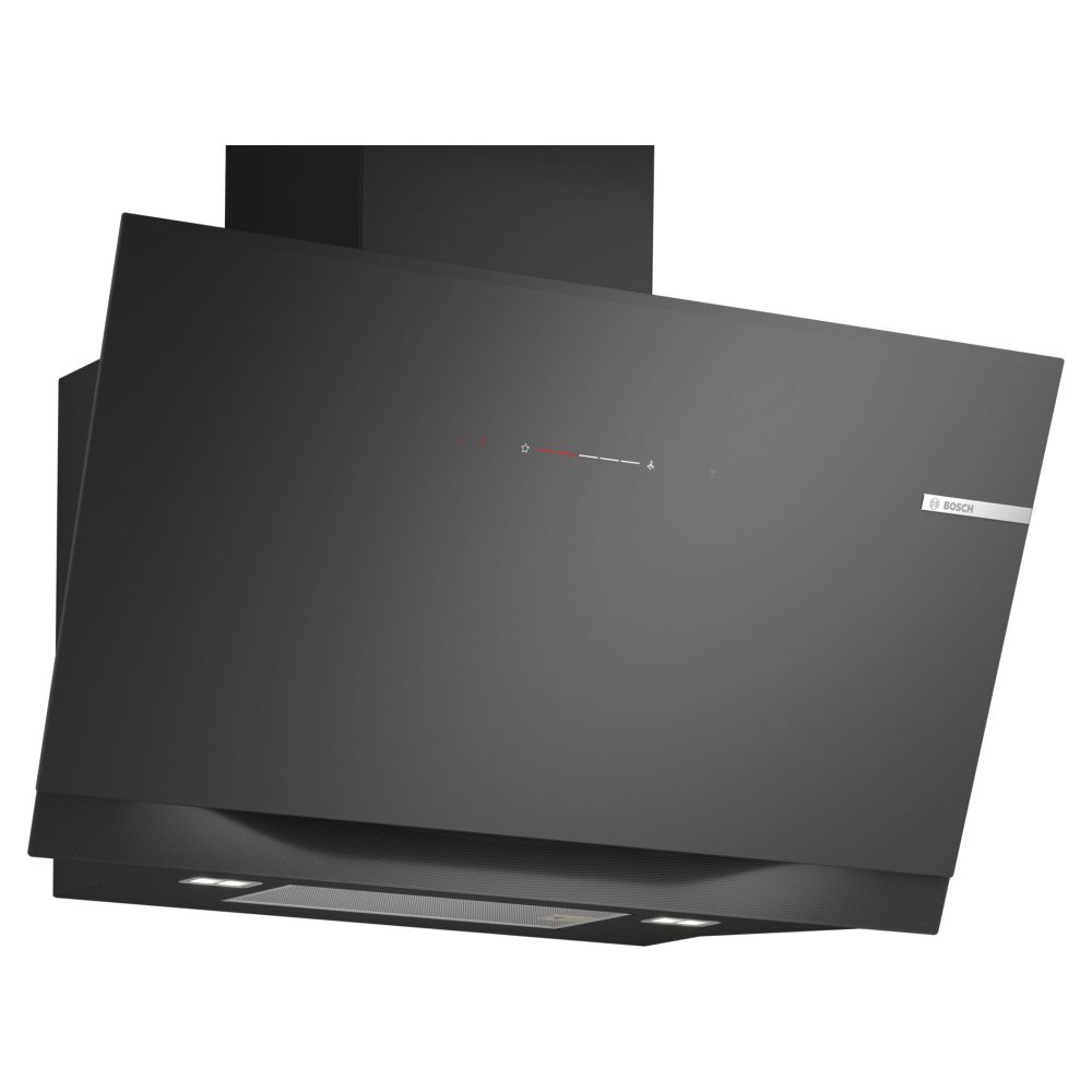 Bosch  90cm Series 8 Angled Chimney Hood DWK91LT60B - BLACK