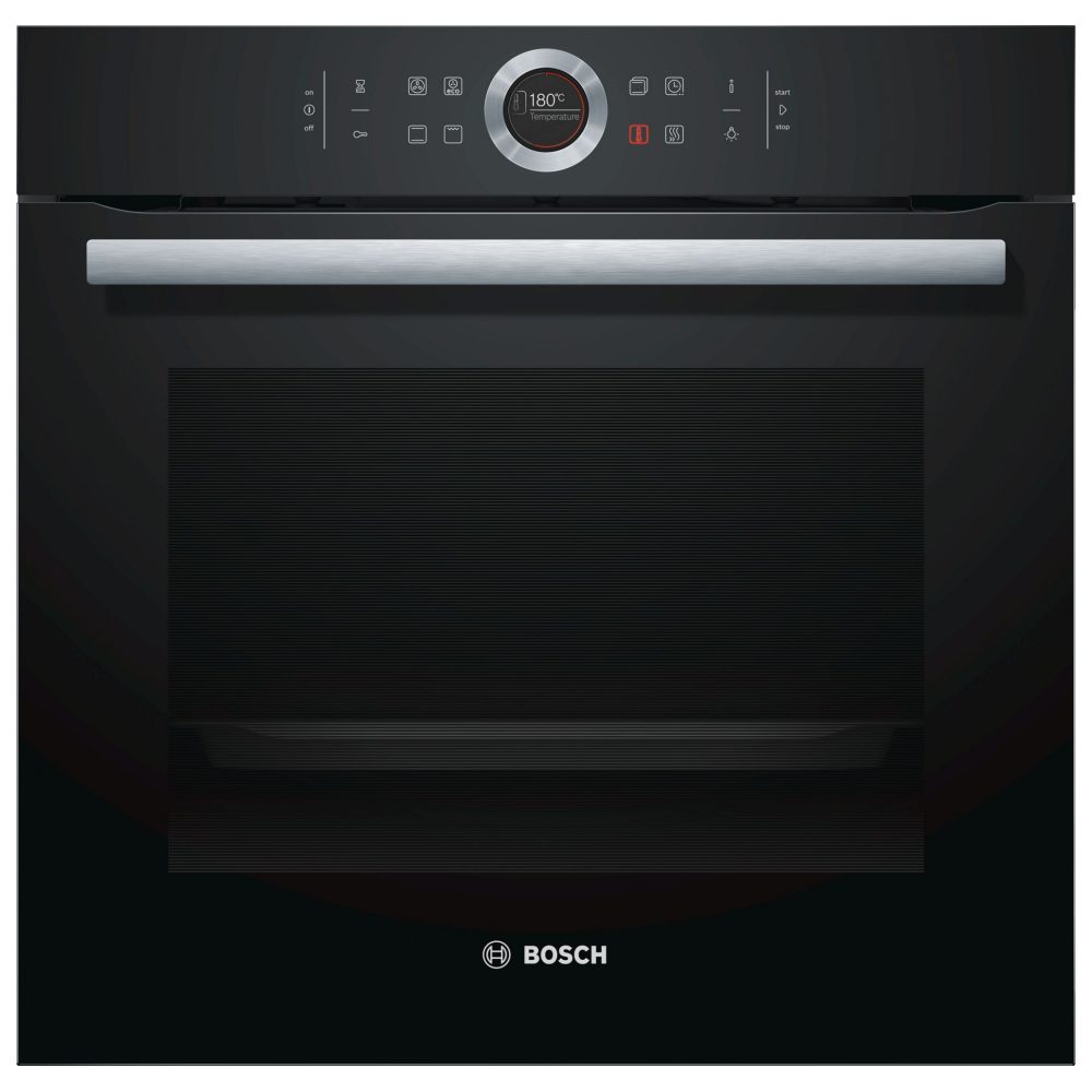 Bosch HBG634BB1B Series 8 Multifunction Single Oven - BLACK Bosch HBG634BB1B Series 8 Multifunction Single Oven - BLACK