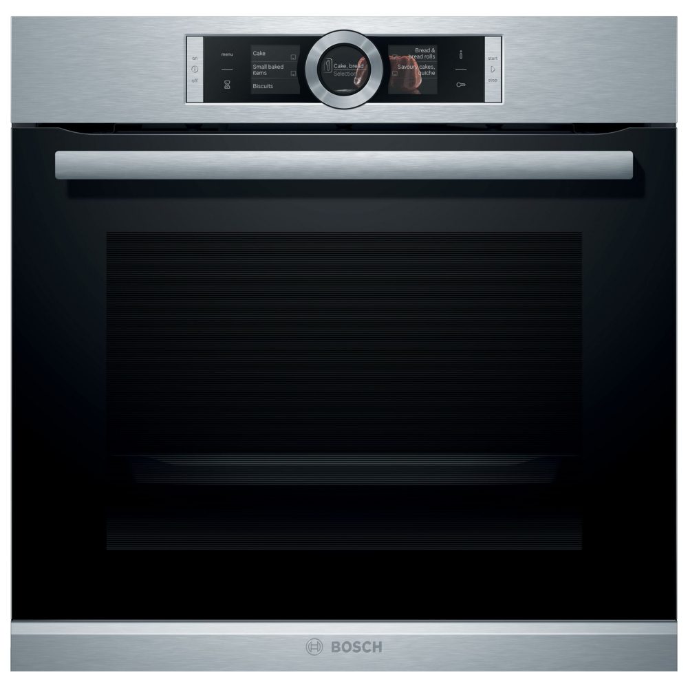 Bosch Series 8 Pyrolytic Multifunction Single Oven HBG6764S1 - STAINLESS STEEL Bosch Series 8 Pyrolytic Multifunction Single Oven HBG6764S1 - STAINLESS STEEL