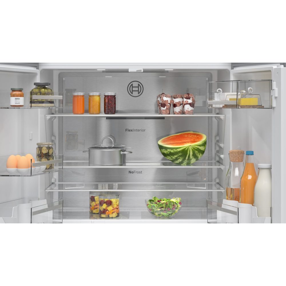 Bosch KFN96AXEA French Style 4 Door Fridge Freezer - BLACK STEEL Bosch KFN96AXEA French Style 4 Door Fridge Freezer - BLACK STEEL