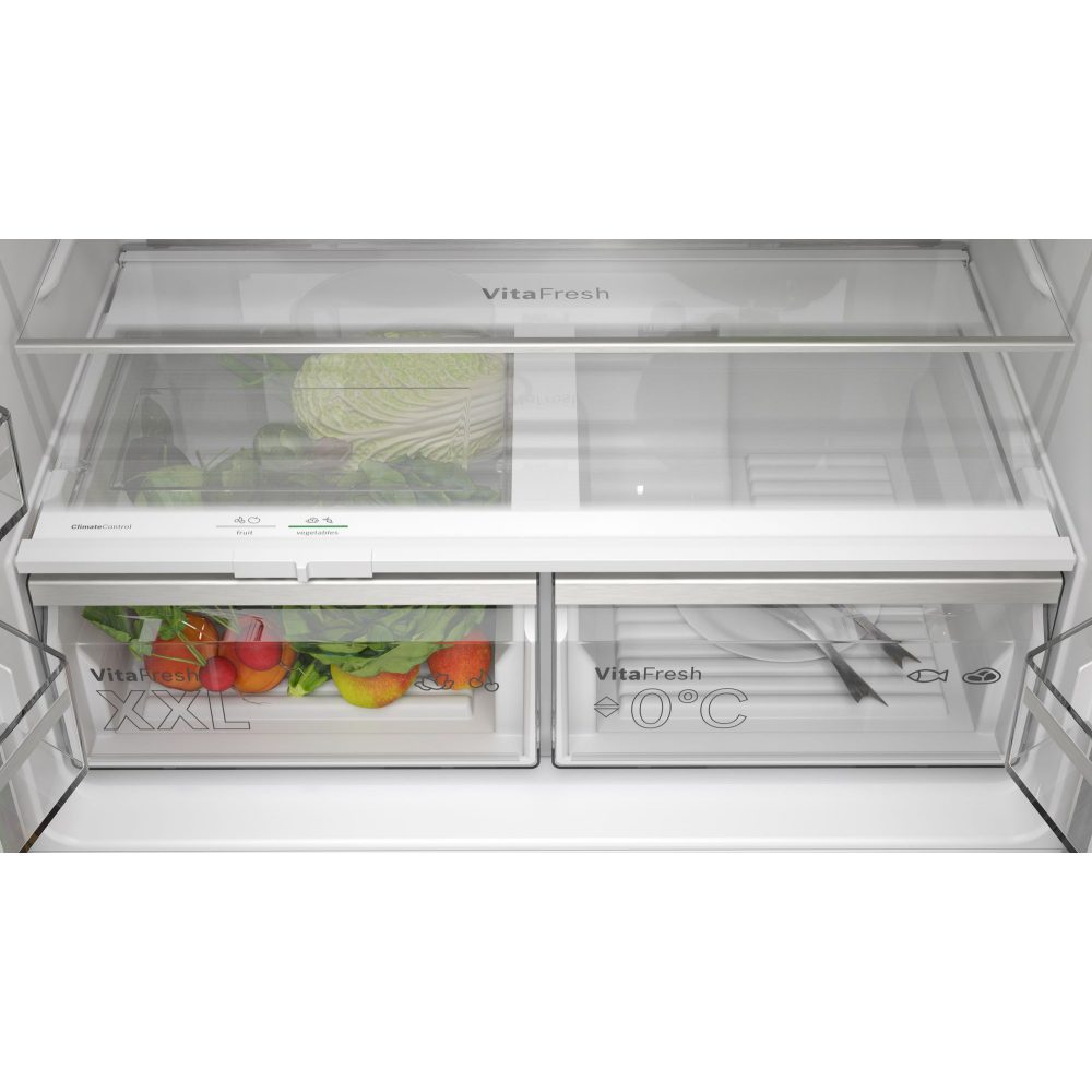Bosch KFN96AXEA French Style 4 Door Fridge Freezer - BLACK STEEL Bosch KFN96AXEA French Style 4 Door Fridge Freezer - BLACK STEEL