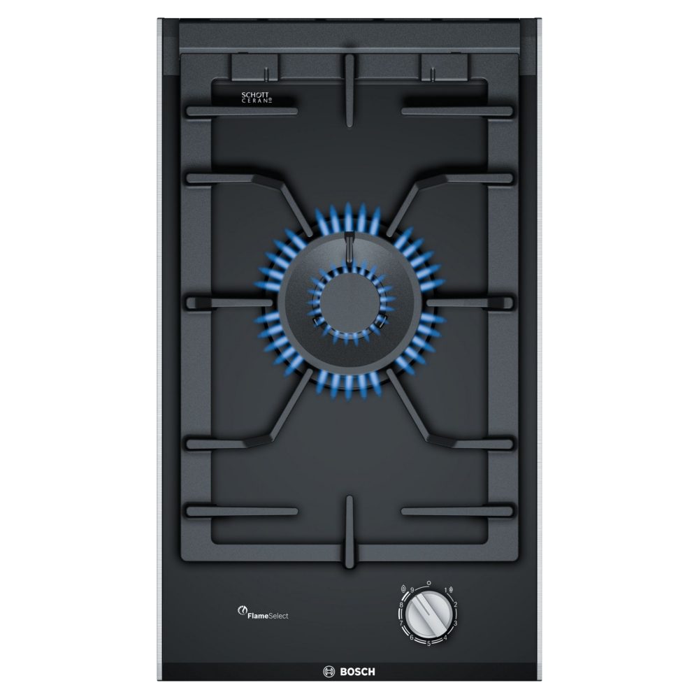 Bosch PRA3A6B70 Series 8 Domino Wok Gas On Glass Hob - ALUMINIUM Bosch PRA3A6B70 Series 8 Domino Wok Gas On Glass Hob - ALUMINIUM