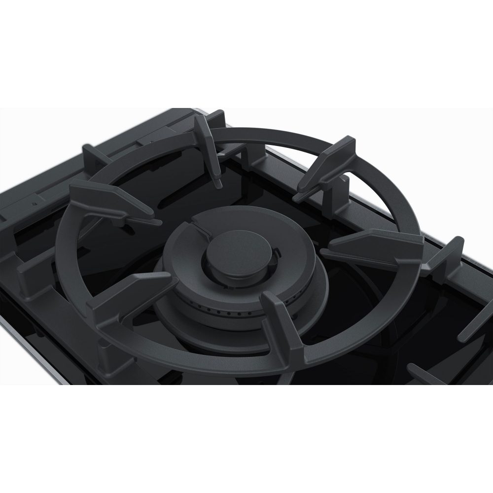 Bosch PRA3A6B70 Series 8 Domino Wok Gas On Glass Hob - ALUMINIUM Bosch PRA3A6B70 Series 8 Domino Wok Gas On Glass Hob - ALUMINIUM