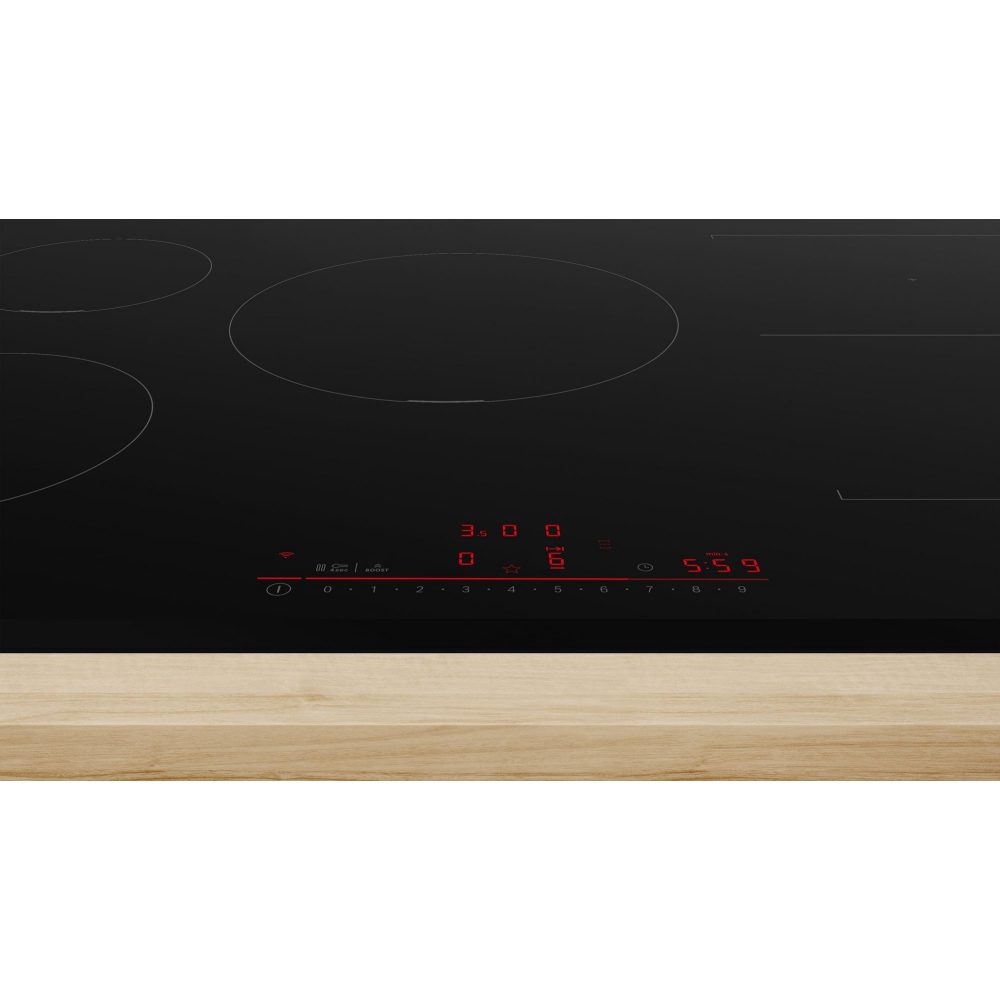 Bosch 80cm Series 6 Bevelled CombiZone Induction Hob PVW831HB1E - Black Bosch 80cm Series 6 Bevelled CombiZone Induction Hob PVW831HB1E - Black