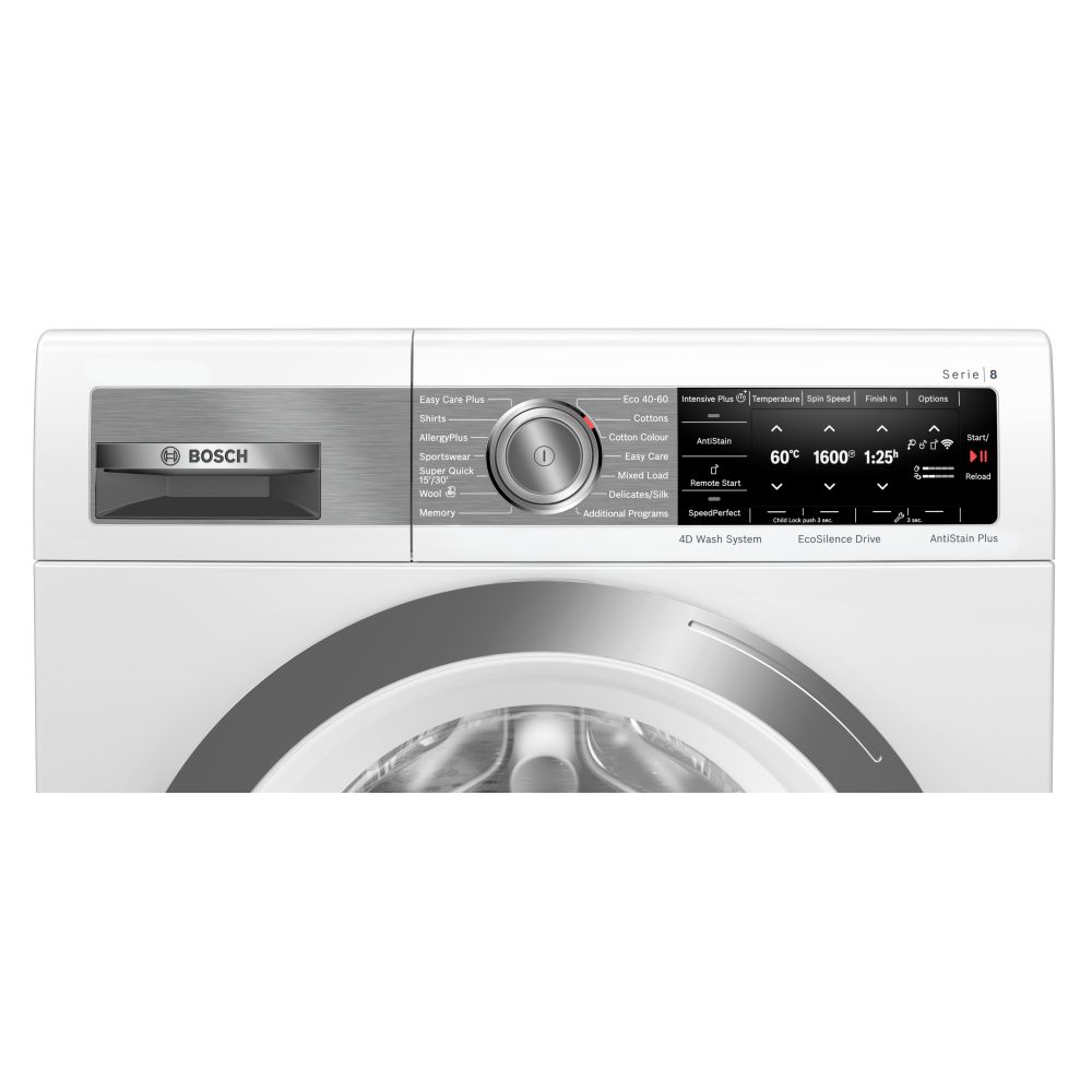 Bosch 10kg Series 8 Washing Machine 1600rpm WAX32GH4GB - WHITE Bosch 10kg Series 8 Washing Machine 1600rpm WAX32GH4GB - WHITE