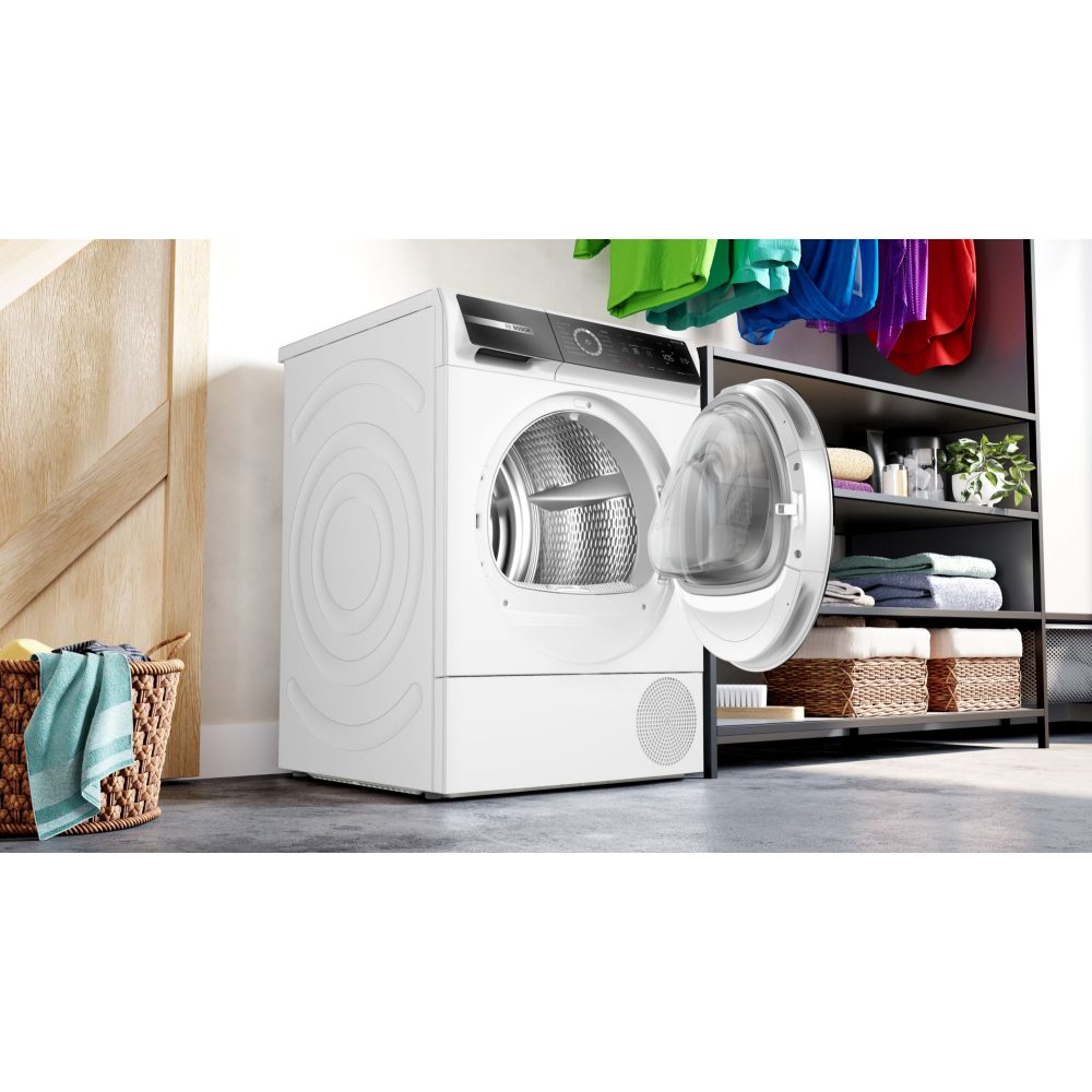 Bosch WQB246C9GB 9kg Series 8 Heat Pump Condenser Tumble Dryer - WHITE Bosch WQB246C9GB 9kg Series 8 Heat Pump Condenser Tumble Dryer - WHITE