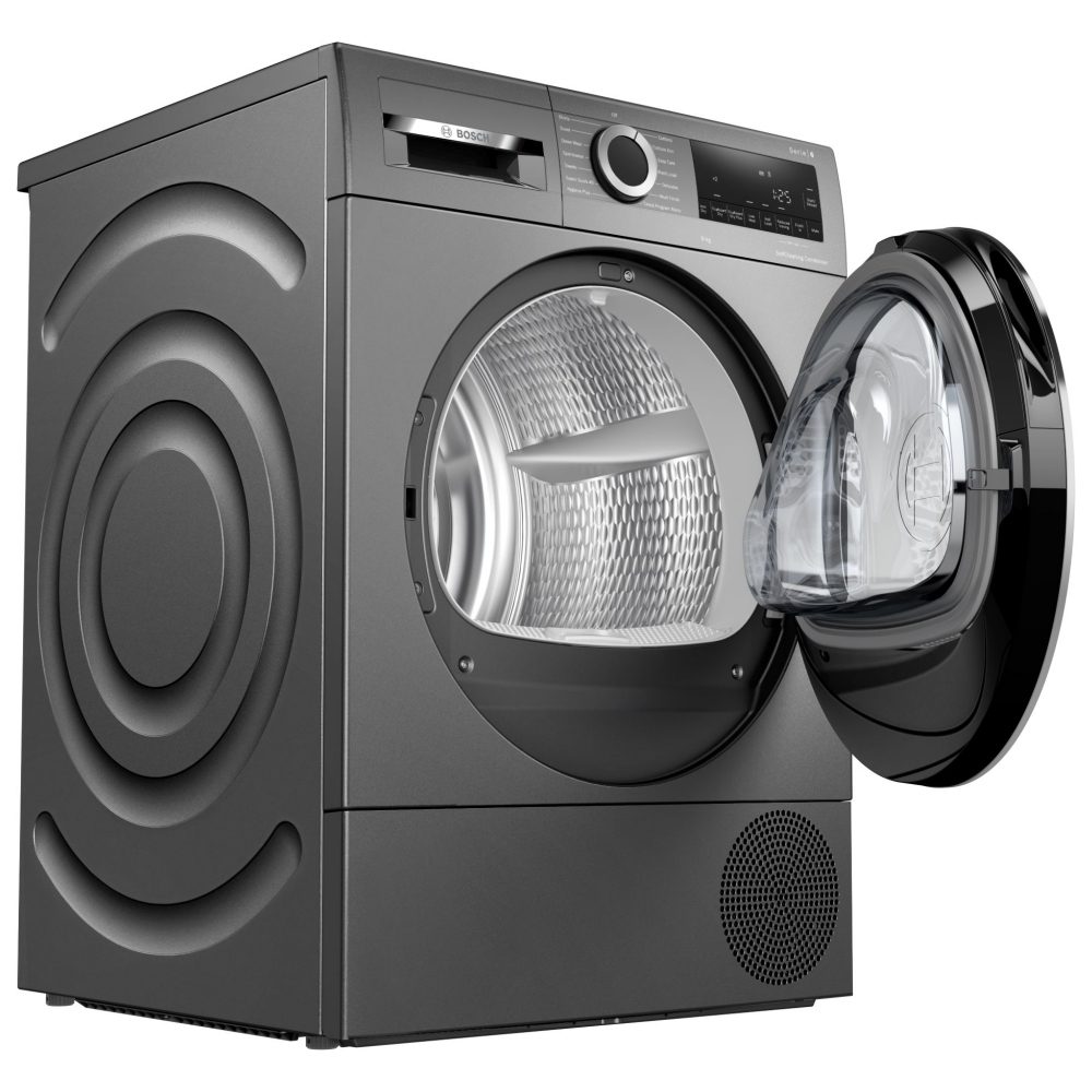 Bosch 9kg Series 6 Heat Pump Condenser Tumble Dryer WQG245R9GB - GRAPHITE Bosch 9kg Series 6 Heat Pump Condenser Tumble Dryer WQG245R9GB - GRAPHITE