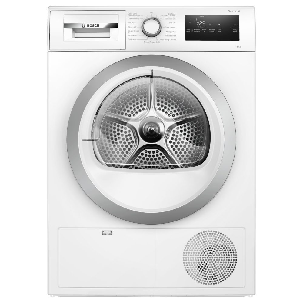 Bosch WTN83203GB 8kg Series 4 Condenser Tumble Dryer - WHITE Bosch WTN83203GB 8kg Series 4 Condenser Tumble Dryer - WHITE