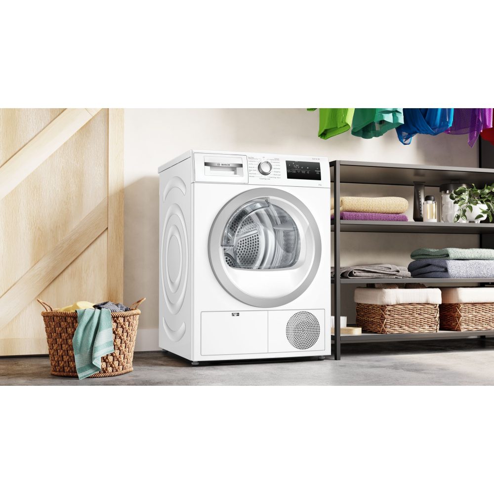 Bosch WTN83203GB 8kg Series 4 Condenser Tumble Dryer - WHITE Bosch WTN83203GB 8kg Series 4 Condenser Tumble Dryer - WHITE
