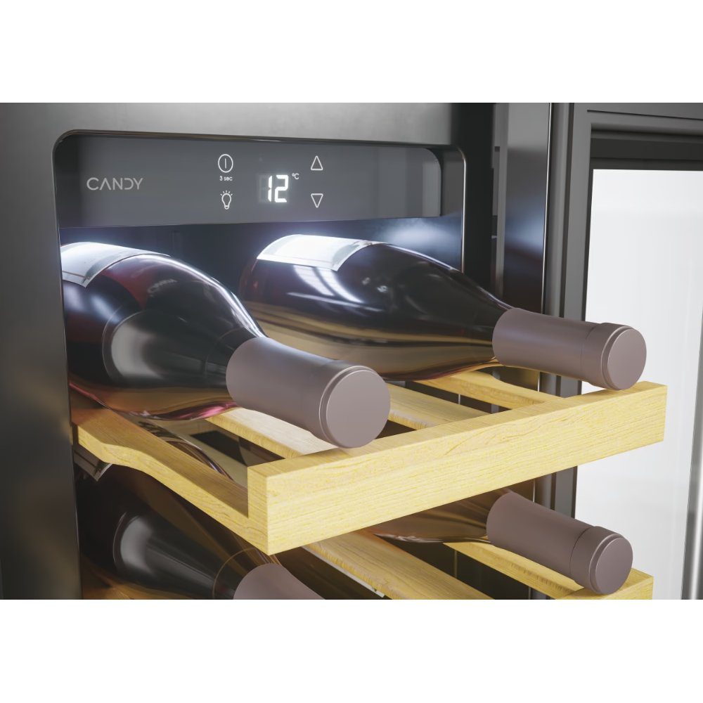 Candy 30cm Undercounter Dual Zone Wine Cooler CCVB 30 UK/1 - BLACK Candy 30cm Undercounter Dual Zone Wine Cooler CCVB 30 UK/1 - BLACK
