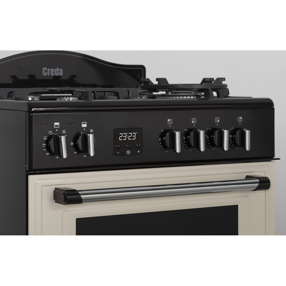 Creda 60cm Freestanding Traditional Dual Fuel Cooker C60DFMRCRM - CREAM Creda 60cm Freestanding Traditional Dual Fuel Cooker C60DFMRCRM - CREAM