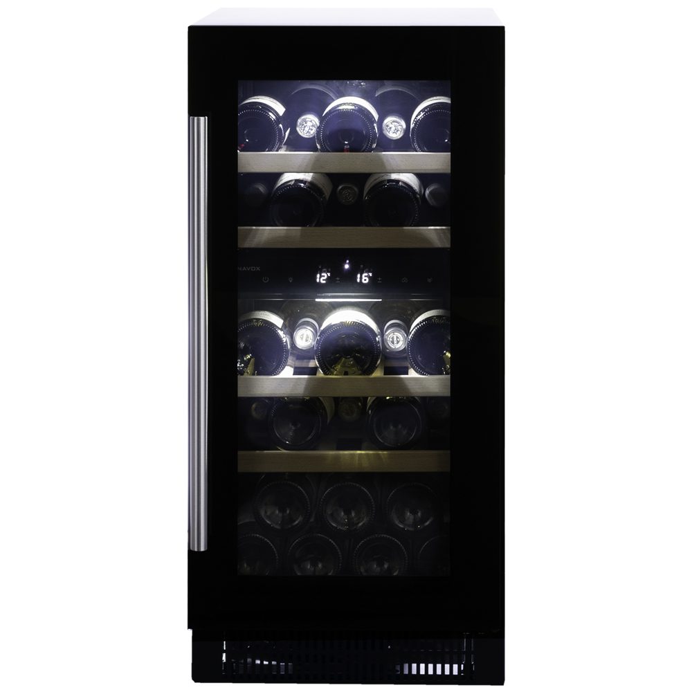 Dunavox FLOW-32D 38cm Freestanding Wine Cooler DAUF-32.78DB - BLACK Dunavox FLOW-32D 38cm Freestanding Wine Cooler DAUF-32.78DB - BLACK