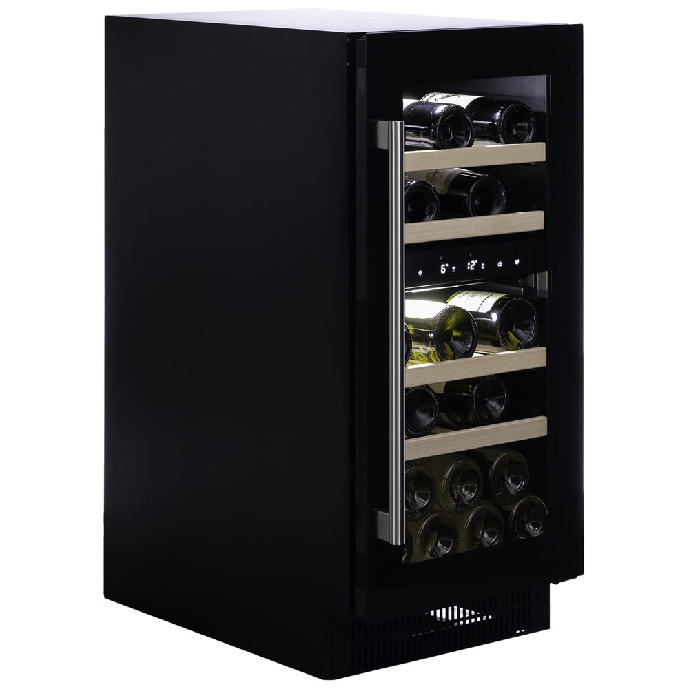 Dunavox FLOW-32D 38cm Freestanding Wine Cooler DAUF-32.78DB - BLACK Dunavox FLOW-32D 38cm Freestanding Wine Cooler DAUF-32.78DB - BLACK