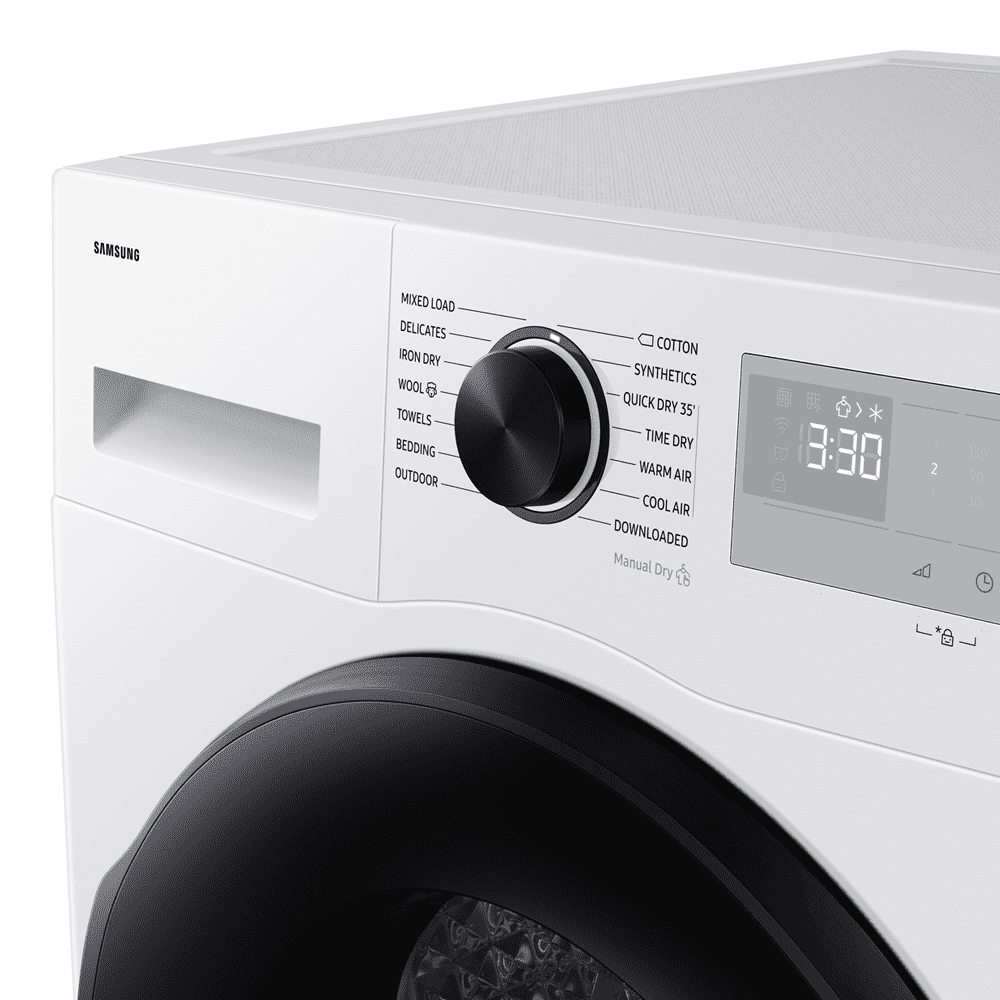 Samsung 9kg Series 5 Heat Pump Condenser Tumble Dryer DV90CGC0A0AH - WHITE Samsung 9kg Series 5 Heat Pump Condenser Tumble Dryer DV90CGC0A0AH - WHITE
