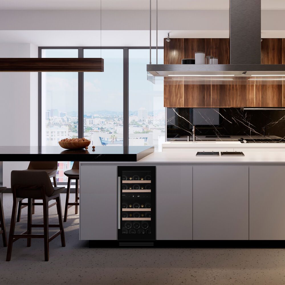 Dunavox FLOW-32D 38cm Freestanding Wine Cooler DAUF-32.78DB - BLACK Dunavox FLOW-32D 38cm Freestanding Wine Cooler DAUF-32.78DB - BLACK