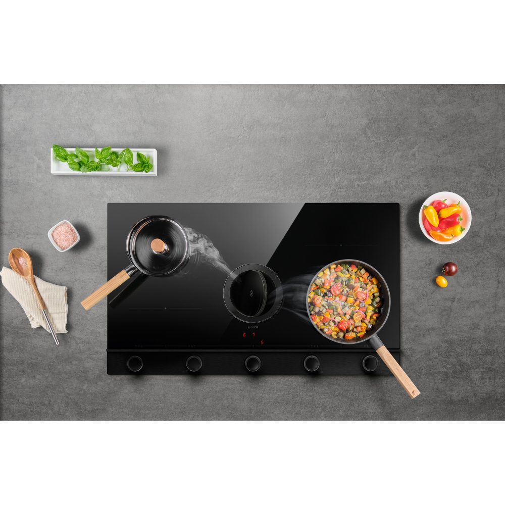 Elica 90cm Nikolatesla Unplugged Recirculation Air Venting Induction Hob NT-UNPLUG-BK-RC - BLACK Elica 90cm Nikolatesla Unplugged Recirculation Air Venting Induction Hob NT-UNPLUG-BK-RC - BLACK