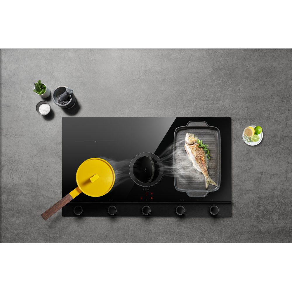 Elica 90cm Nikolatesla Unplugged Recirculation Air Venting Induction Hob NT-UNPLUG-BK-RC - BLACK Elica 90cm Nikolatesla Unplugged Recirculation Air Venting Induction Hob NT-UNPLUG-BK-RC - BLACK