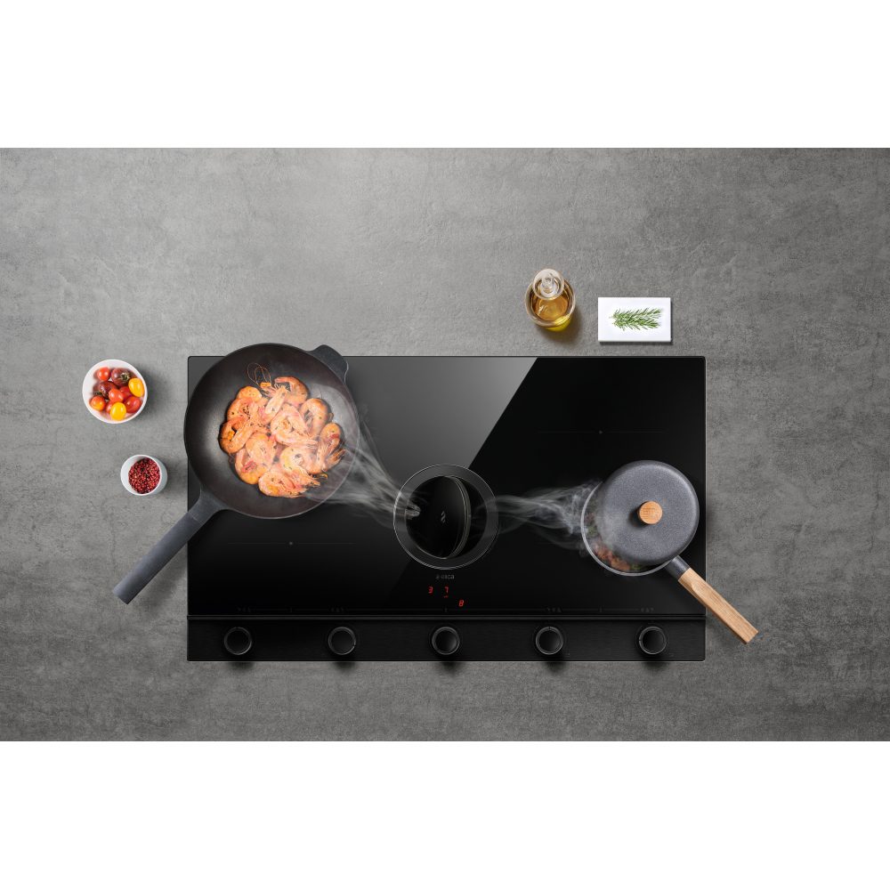 Elica 90cm Nikolatesla Unplugged Recirculation Air Venting Induction Hob NT-UNPLUG-BK-RC - BLACK Elica 90cm Nikolatesla Unplugged Recirculation Air Venting Induction Hob NT-UNPLUG-BK-RC - BLACK
