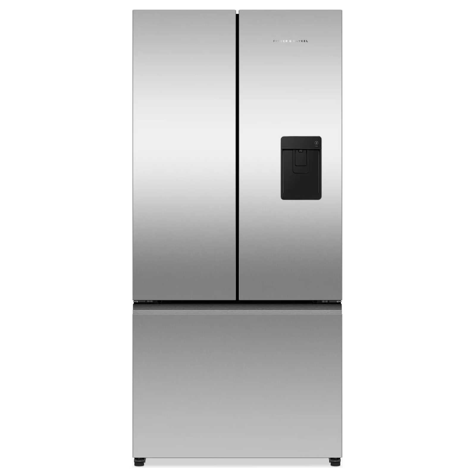 Fisher Paykel 79cm French Style Fridge Freezer Ice & Water RF505ANUX1 - Stainless Steel