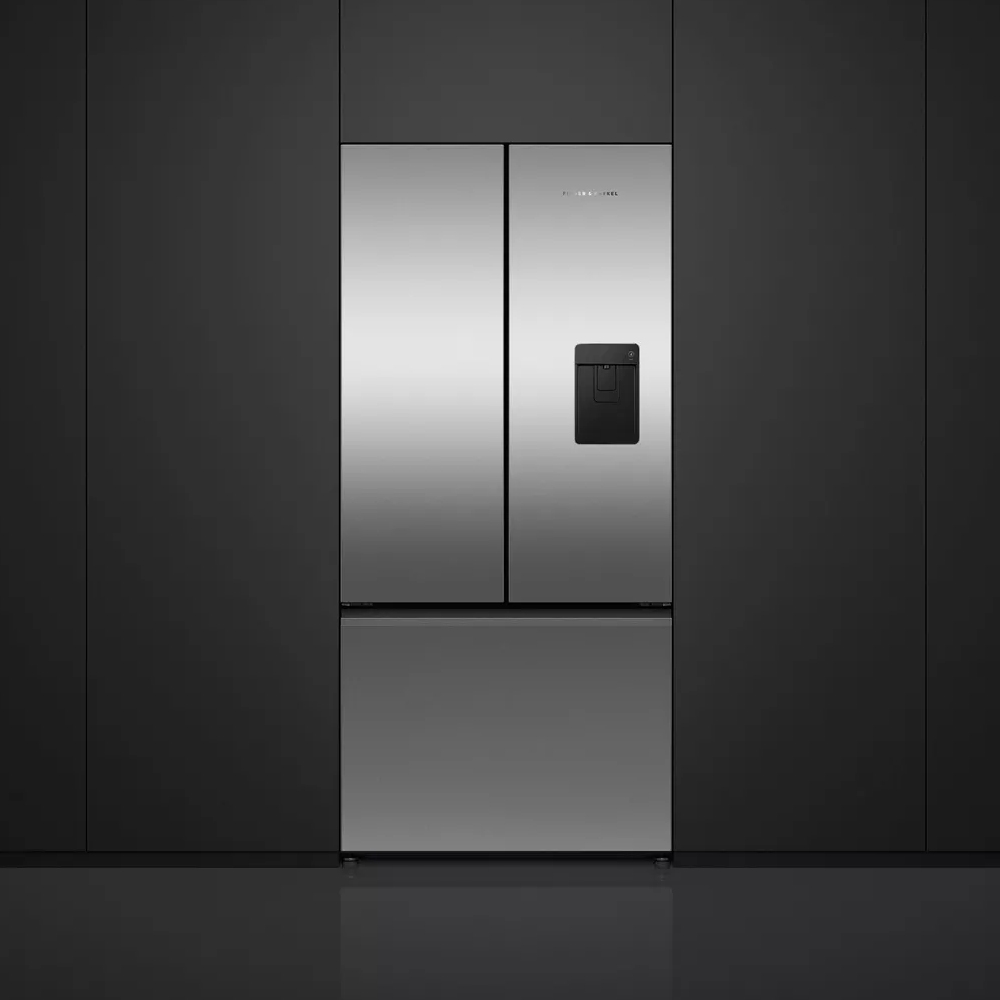 Fisher Paykel 79cm French Style Fridge Freezer Ice & Water RF505ANUX1 - Stainless Steel Fisher Paykel 79cm French Style Fridge Freezer Ice & Water RF505ANUX1 - Stainless Steel