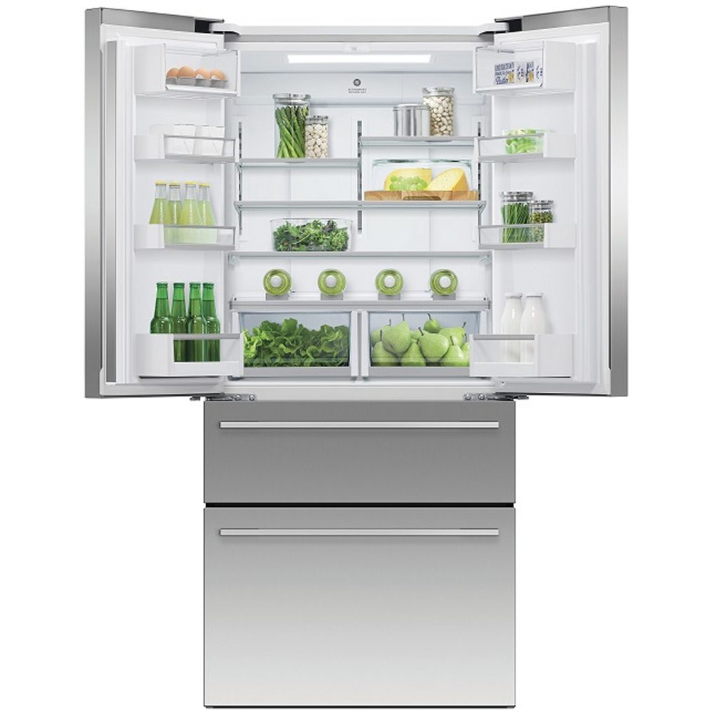 Fisher Paykel 79cm French Style Fridge Freezer With Ice & Water RF523GDUX1 - STAINLESS STEEL Fisher Paykel 79cm French Style Fridge Freezer With Ice & Water RF523GDUX1 - STAINLESS STEEL