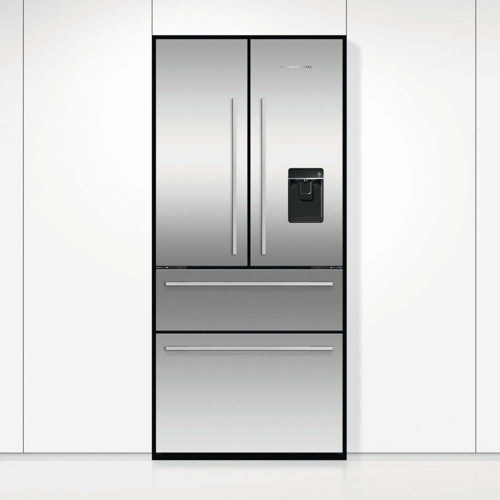 Fisher Paykel 79cm French Style Fridge Freezer With Ice & Water RF523GDUX1 - STAINLESS STEEL Fisher Paykel 79cm French Style Fridge Freezer With Ice & Water RF523GDUX1 - STAINLESS STEEL