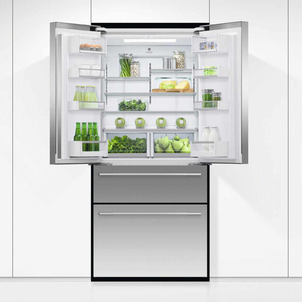 Fisher Paykel 79cm French Style Fridge Freezer With Ice & Water RF523GDUX1 - STAINLESS STEEL Fisher Paykel 79cm French Style Fridge Freezer With Ice & Water RF523GDUX1 - STAINLESS STEEL