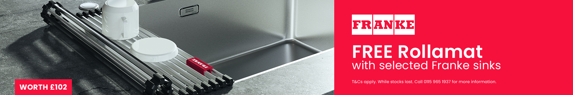 franke free rollmat with purchase of franke sink promotional image