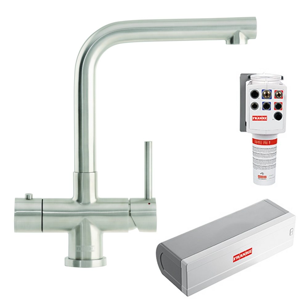 Franke 3-In-1 Boiling Water Tap MINERVA MONDIAL - STAINLESS STEEL. Franke 3-In-1 Boiling Water Tap MINERVA MONDIAL - STAINLESS STEEL.