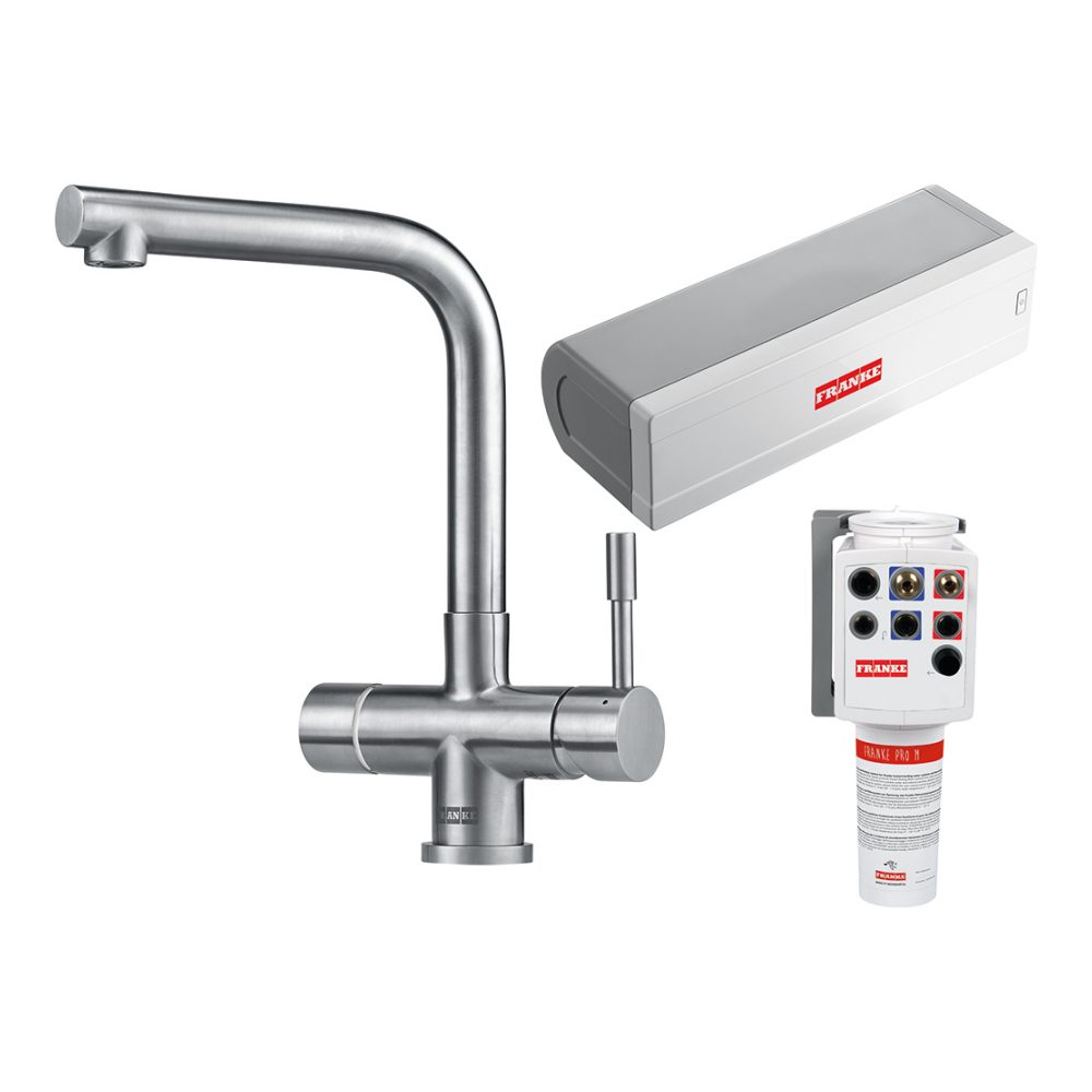 Franke 4-In-1 Mondial Electronic Boiling Water Tap MINERVA MONDIAL ELEC - STAINLESS STEEL. Franke 4-In-1 Mondial Electronic Boiling Water Tap MINERVA MONDIAL ELEC - STAINLESS STEEL.