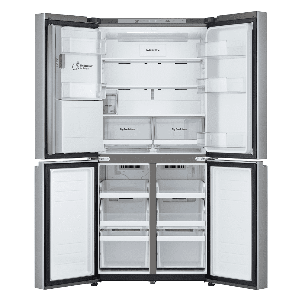 LG Slim French Style Fridge Freezer Ice & Water Non Plumbed GML861PYPE - SILVER LG Slim French Style Fridge Freezer Ice & Water Non Plumbed GML861PYPE - SILVER