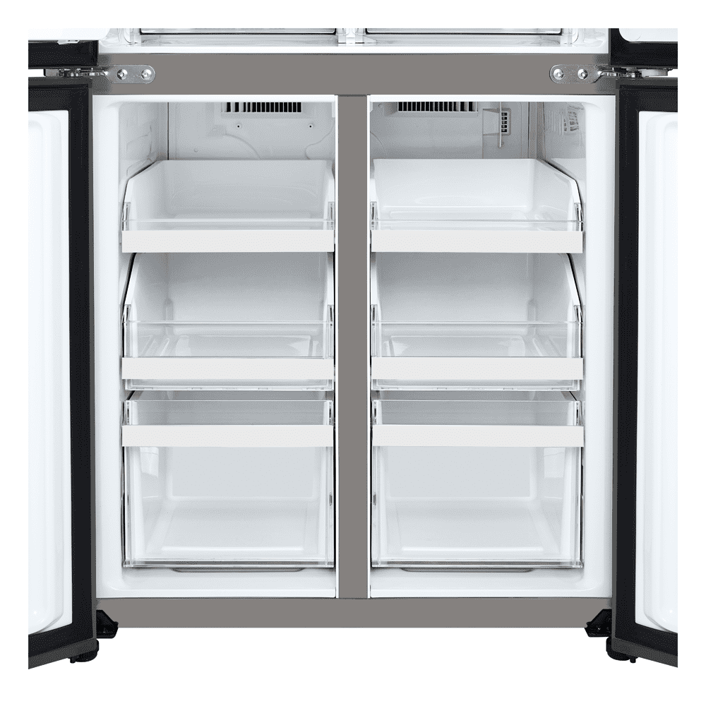 LG Slim French Style Fridge Freezer Ice & Water Non Plumbed GML861PYPE - SILVER LG Slim French Style Fridge Freezer Ice & Water Non Plumbed GML861PYPE - SILVER