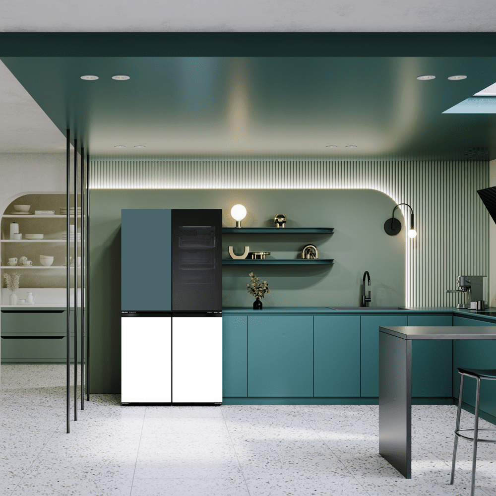 LG Mood Up Instaview French Style Fridge Freezer GMV960NNME - MOODUP LG Mood Up Instaview French Style Fridge Freezer GMV960NNME - MOODUP