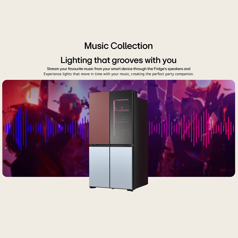 LG Mood Up Instaview French Style Fridge Freezer GMV960NNME - MOODUP LG Mood Up Instaview French Style Fridge Freezer GMV960NNME - MOODUP