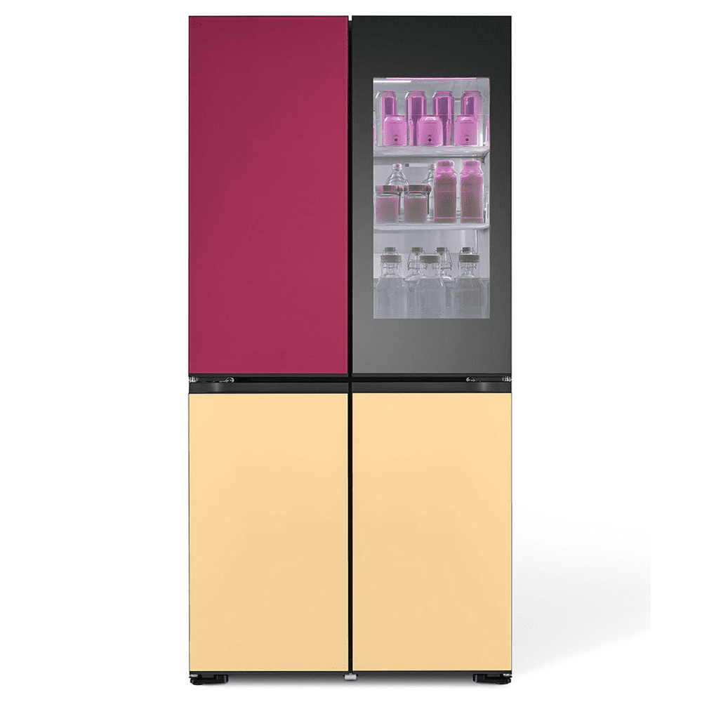 LG Mood Up Instaview French Style Fridge Freezer GMV960NNME - MOODUP LG Mood Up Instaview French Style Fridge Freezer GMV960NNME - MOODUP