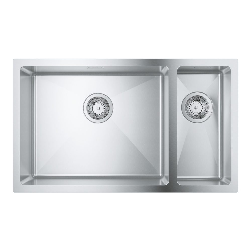K700 1.5BLH760 76cm 1.5 Bowl Undermount Sink 31575SD1 STAINLESS STEEL