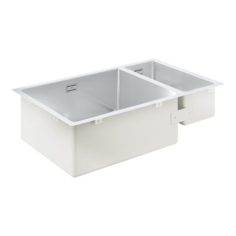 Grohe K700 1.5BLH760 76cm 1.5 Bowl Undermount Sink 31575SD1 - STAINLESS STEEL Grohe K700 1.5BLH760 76cm 1.5 Bowl Undermount Sink 31575SD1 - STAINLESS STEEL