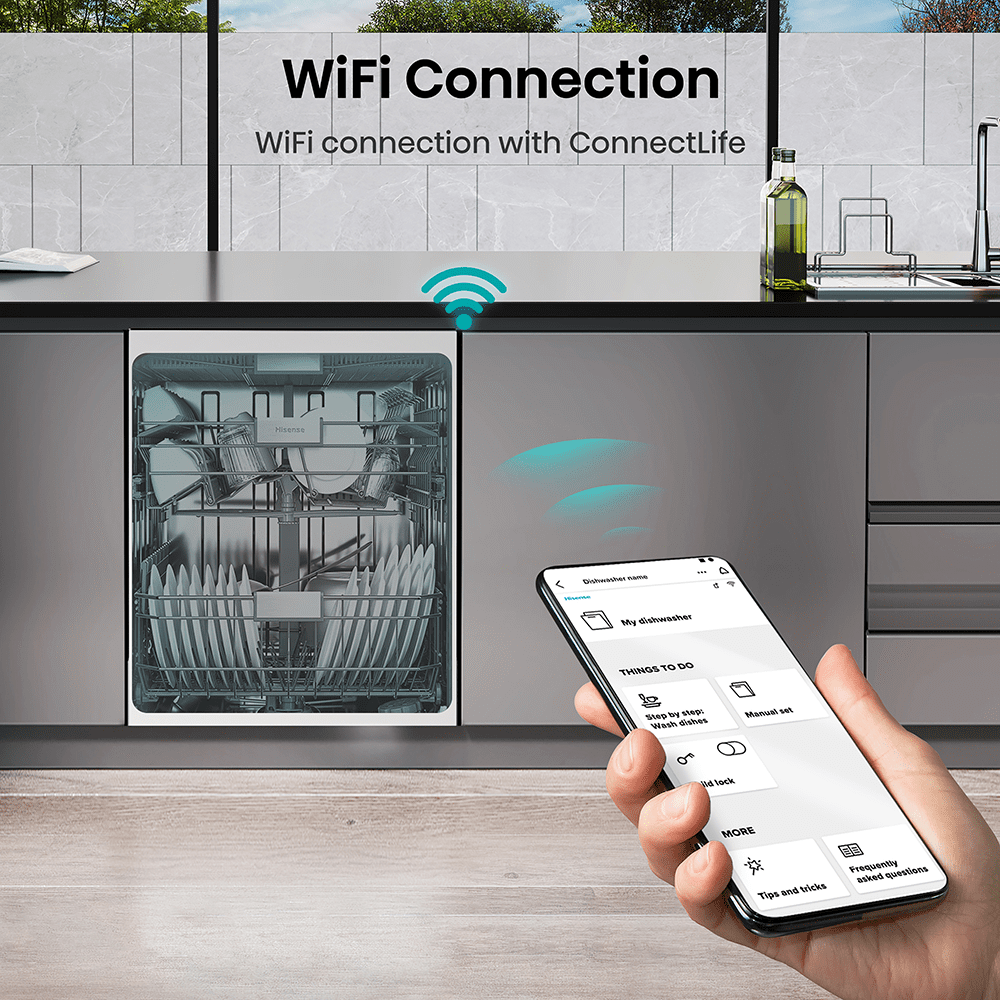 Hisense 60cm Fully Integrated Dishwasher HV693C60UK Hisense 60cm Fully Integrated Dishwasher HV693C60UK