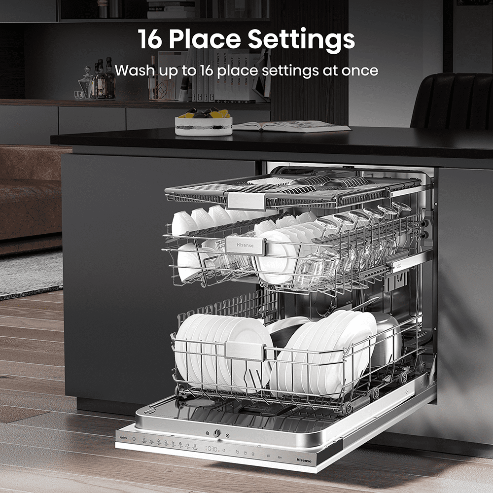 Hisense 60cm Fully Integrated Dishwasher HV693C60UK Hisense 60cm Fully Integrated Dishwasher HV693C60UK