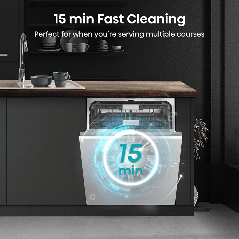 Hisense 60cm Fully Integrated Dishwasher HV693C60UK Hisense 60cm Fully Integrated Dishwasher HV693C60UK