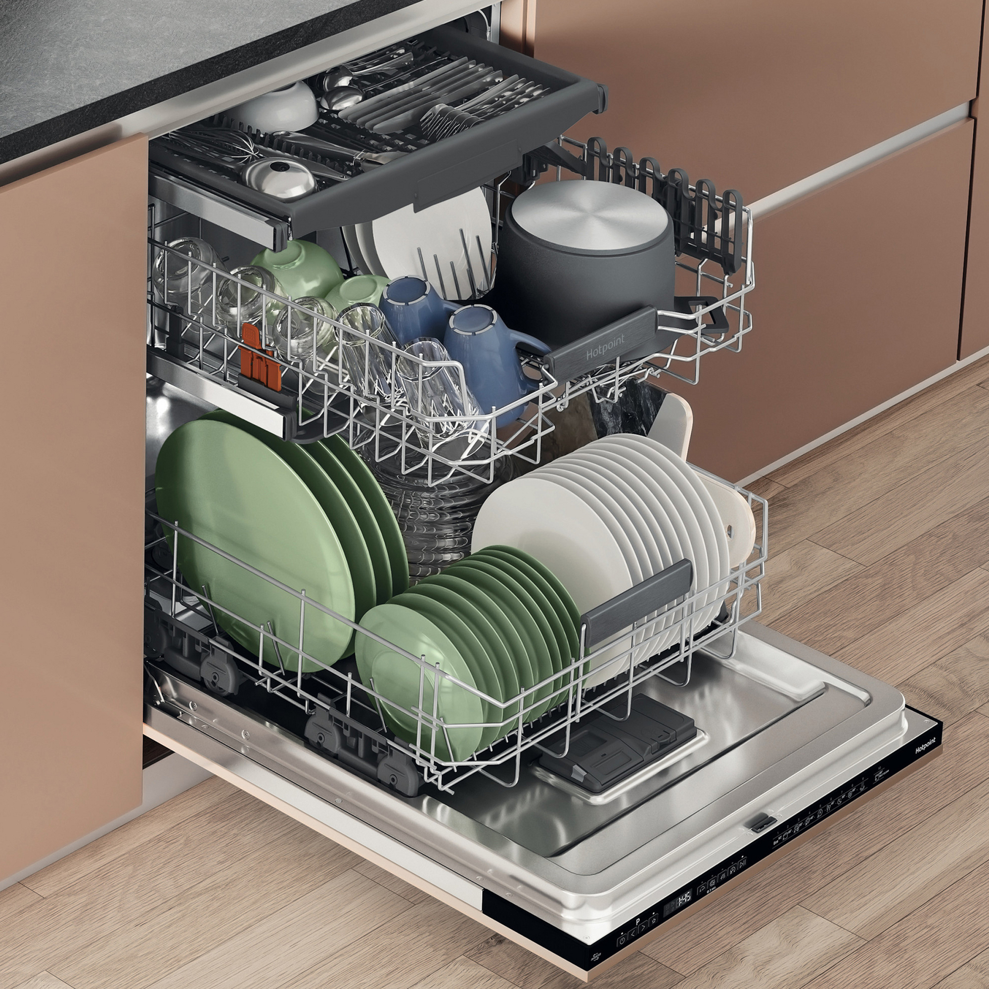 Hotpoint 60cm Fully Integrated Dishwasher H7IC16M6UK Hotpoint 60cm Fully Integrated Dishwasher H7IC16M6UK