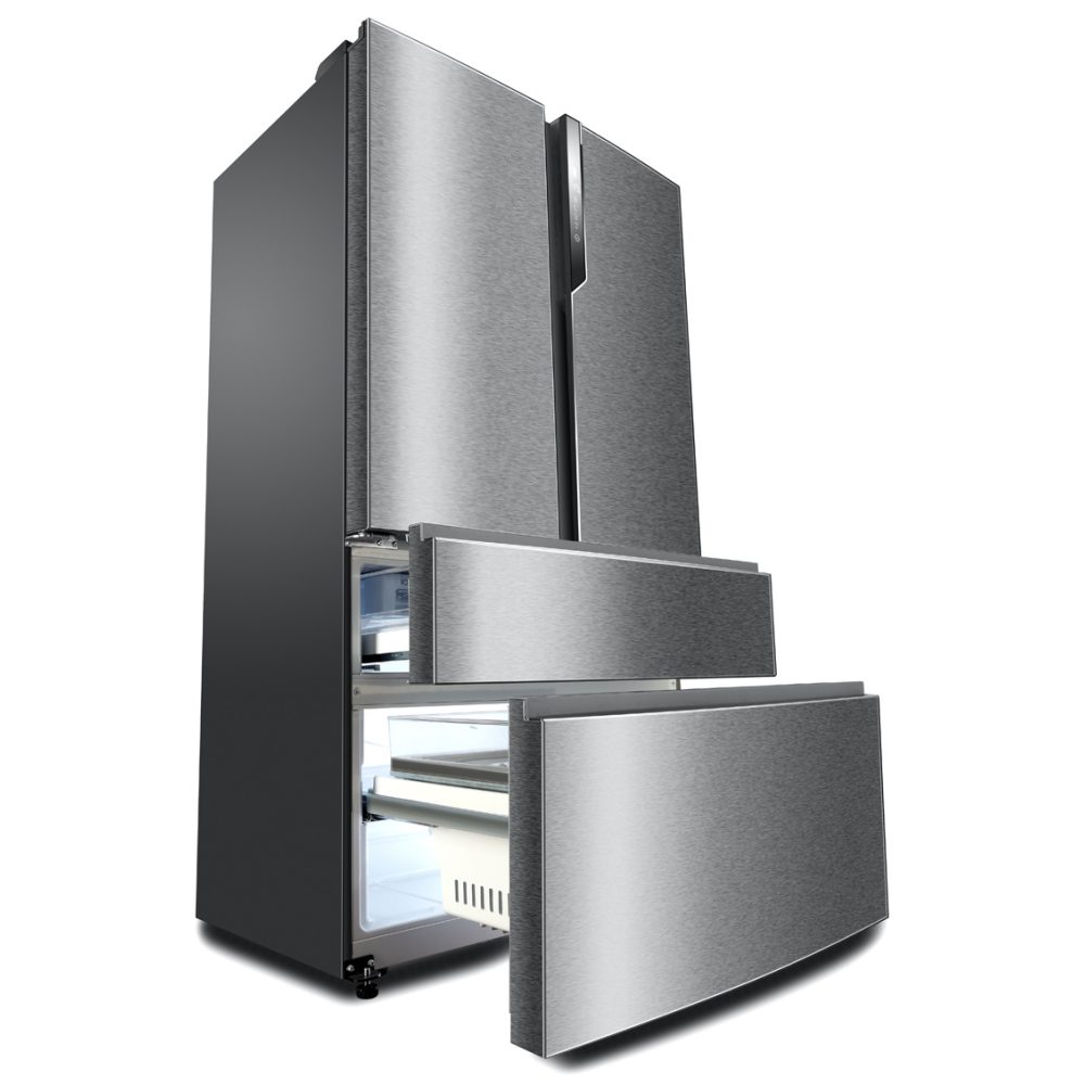 Haier 100cm French Style 4 Door Fridge Freezer HB26FSSAAA - STAINLESS STEEL Haier 100cm French Style 4 Door Fridge Freezer HB26FSSAAA - STAINLESS STEEL