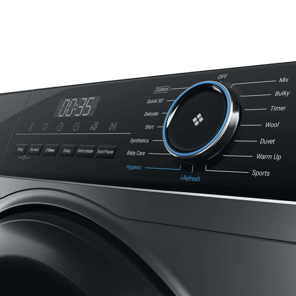 Haier 10kg I-Pro Series 3 Heat Pump Condenser Tumble Dryer HD100-A2939R - GRAPHITE Haier 10kg I-Pro Series 3 Heat Pump Condenser Tumble Dryer HD100-A2939R - GRAPHITE