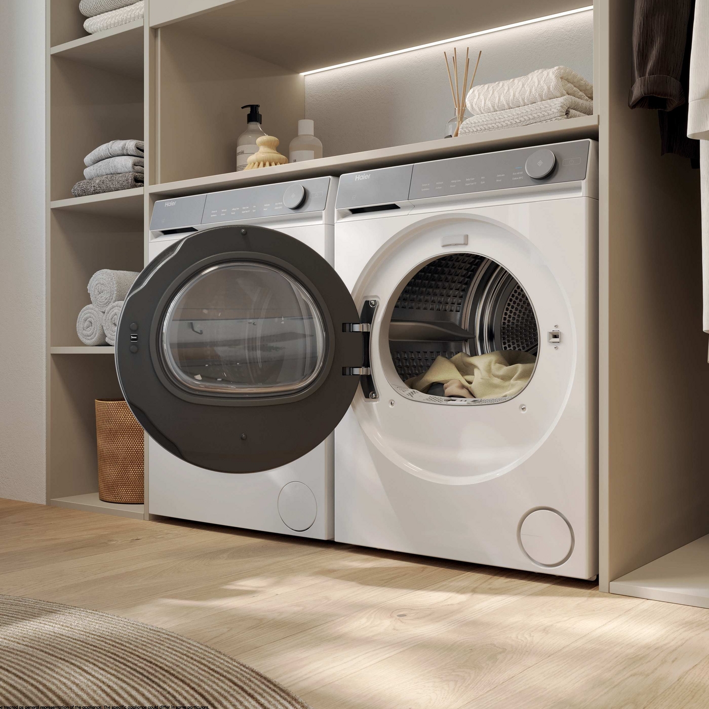 Haier 10kg Heat Pump Tumble Dryer HD100-C367U1-UK - White Haier 10kg Heat Pump Tumble Dryer HD100-C367U1-UK - White